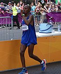 Der bis sechs Kilometer vor dem Ziel führende Tsepo Ramonene wurde Vierzehnter