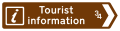 Direction and distance to a Tourist Information point or centre