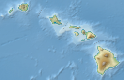 Location of Kāneʻohe Bay in Hawaii, US