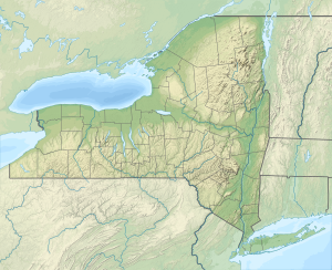 Map showing the location of Wertheim National Wildlife Refuge