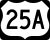 U.S. Highway 25A marker