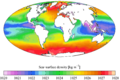 WOA 2005 sea surface density