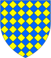 Lozengy or and azure (effectively a field azure semée with lozenges or)