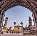 Lahore's Wazir Khan Mosque is considered to be the most ornate Mughal-era mosque.[88]