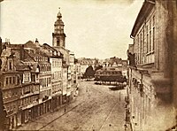 Hauptwache in 1846, by William Fox Talbot