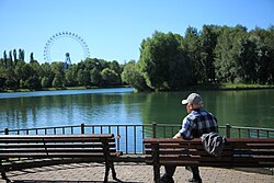 Visitor in Izmaylovsky Park, Izmaylovsky District