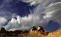 開陽堡の遠景