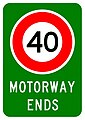 (A41-4) Motorway Ends