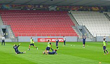 allenamento di calcio