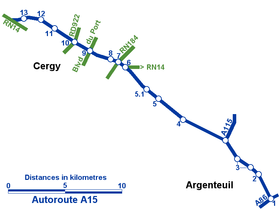 Carte de la route.