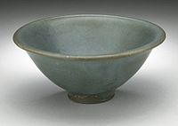 Bowl (Wan) glazed in imitation of Song dynasty (960–1279) Jun ware, probably Qianlong