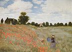 Claude Monet: Poppyfield at Argenteuil