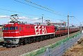 EF81形電気機関車 「レインボー色」
