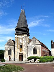 The church in Estrées-Saint-Denis