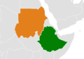 Ethiopia Sudan Locator