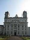 The facade of St. Cajetan Church