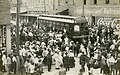Image 26First Day of Passenger Service, Dallas & Sherman Interurban Railroad 1908 (from History of Texas)