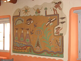 Mural at Petrified Forest