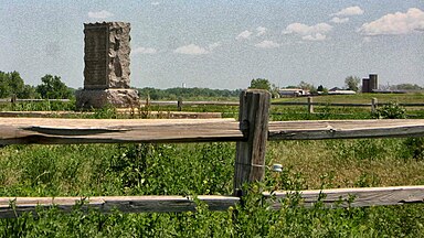 Marker at site of Fort Saint Vrain.