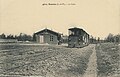 La gare de Baulon vers 1913 (carte postale).