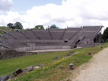 Vue générale de l'amphithéâtre.