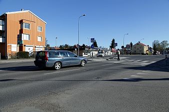 Snabbmatställen vid korsningen Haga parkgatan och Malmabergsgatan.