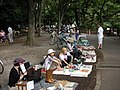 Un domingo en el Parque Inokashira.