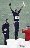 Tommie Smith and John Carlos in 1968