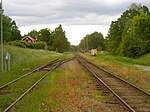 Stångådalsbanan och Tjustbanan vid Bjärka-Säby station.