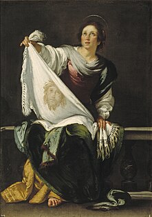 Saint Veronica by Bernardo Strozzi