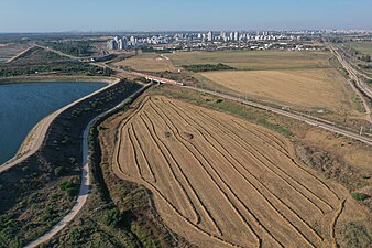 מסילת לוד אשקלון, צפונית לצומת פלשת, יולי 2023