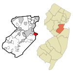 Location of Laurence Harbor, New Jersey