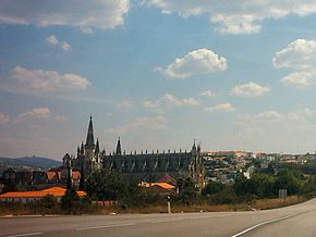 Vista do Mosteiro da Batalha