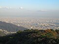 Osaka metropolitan area from the top of Mount Nagamine (11/2008)