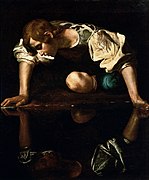 Narcissus by Caravaggio