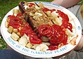 A white hot garbage plate from Nick Tahou Hots