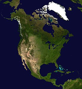 North America, by NASA