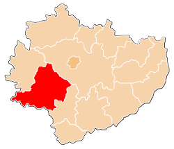 Location within the voivodeship