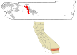 Location within Riverside County