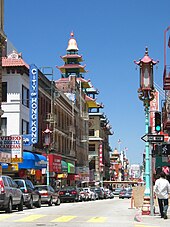 Vue du quartier chinois de San Francisco