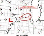 SPC Mesoscale Discussion #263: 2015 Rochelle–Fairdale tornado