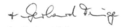 Gerhard Feige's signature