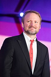 Cropped photograph of Rian Johnson at the Star Wars: The Last Jedi Tokyo premiere