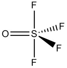 Structure of thionyl tetrafluoride