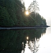 Sunset at Rose Harbour