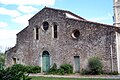 Façade ouest et portail de l'église Saint-Saturnin (mai 2011)