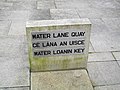 Trilingual sign in Enniskillen, Northern Ireland, in English, Irish and Ulster Scots