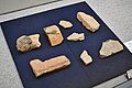 Fragment of house-shaped haniwa Photographed during a special exhibition at the Nara Prefectural Kashihara Archaeological Institute Museum.