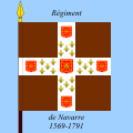 Drapeau du régiment de Navarre