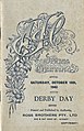 Front cover of the 1943 AJC Derby racebook